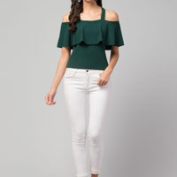 Airbiter Collection Women's Cotton Blend Solid Tops