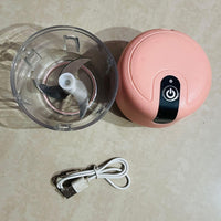 Mini Electric Meat/Garlic Chopper Portable Food Processor